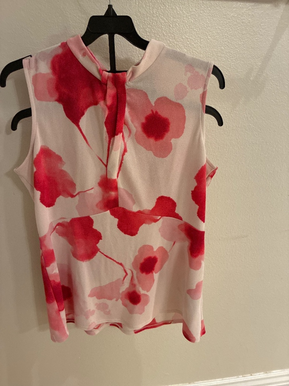 Donna Karan peplum cherry blossom top